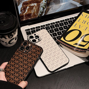 MK Leather iPhone Case - Bestocase