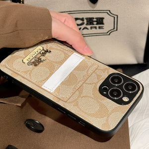 Coa Card Bag Leather iPhone Case - Bestocase