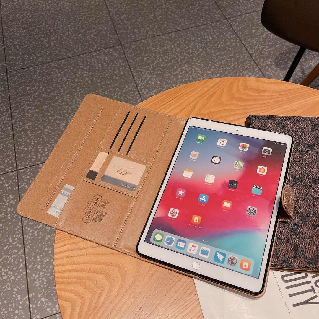 Premium Leather Classic Apple iPad Tablet Case - Bestocase