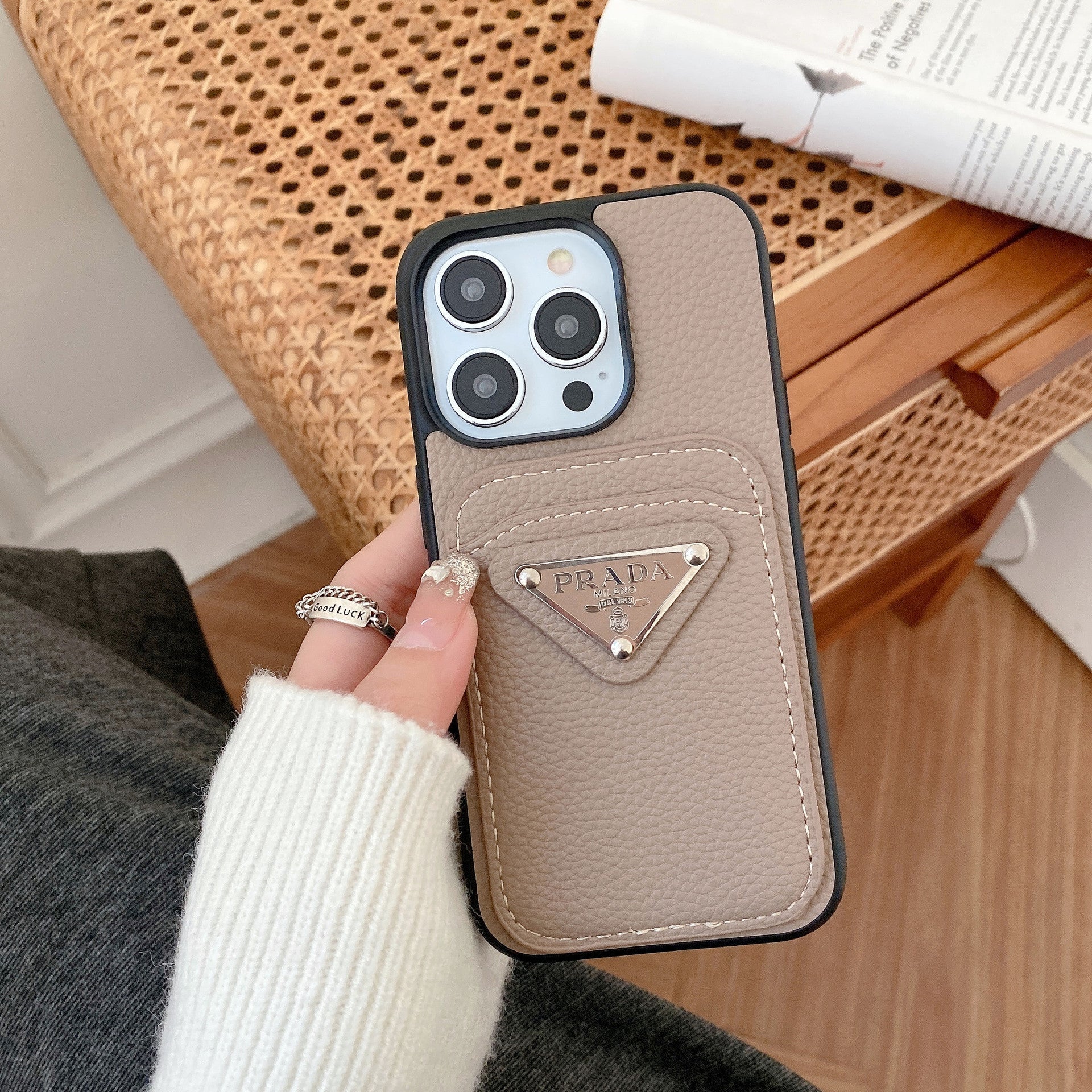 Pra Card Holder Color iPhone Case - Bestocase
