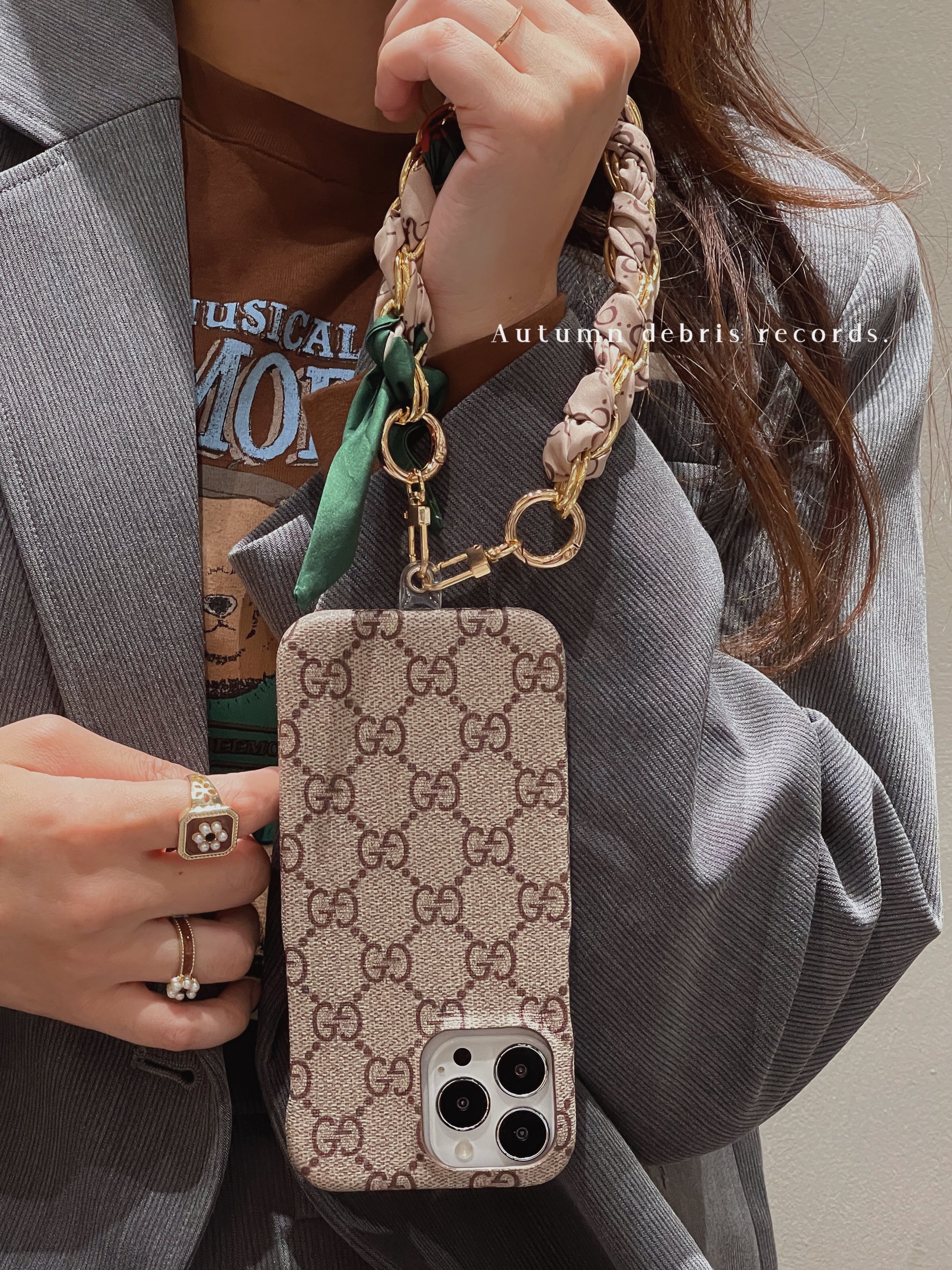Lou Silk Wristband iPhone Case - Bestocase