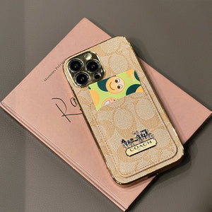 Coa Card Bag Leather iPhone Case - Bestocase