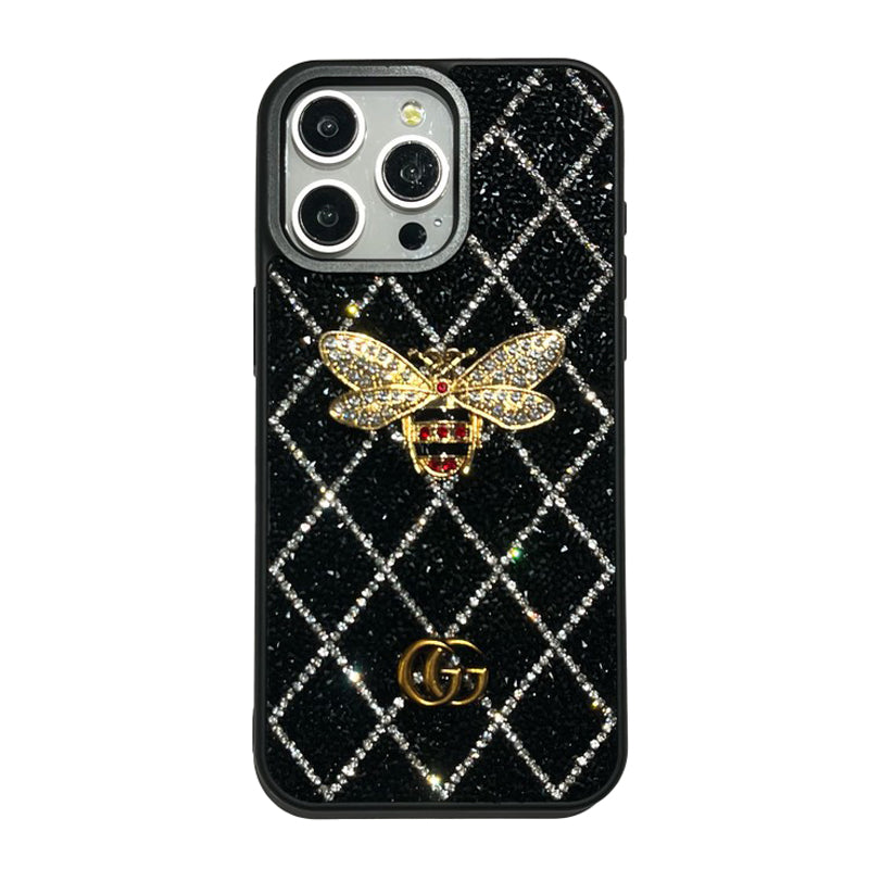GG Bee Diamond iPhone Case - Bestocase