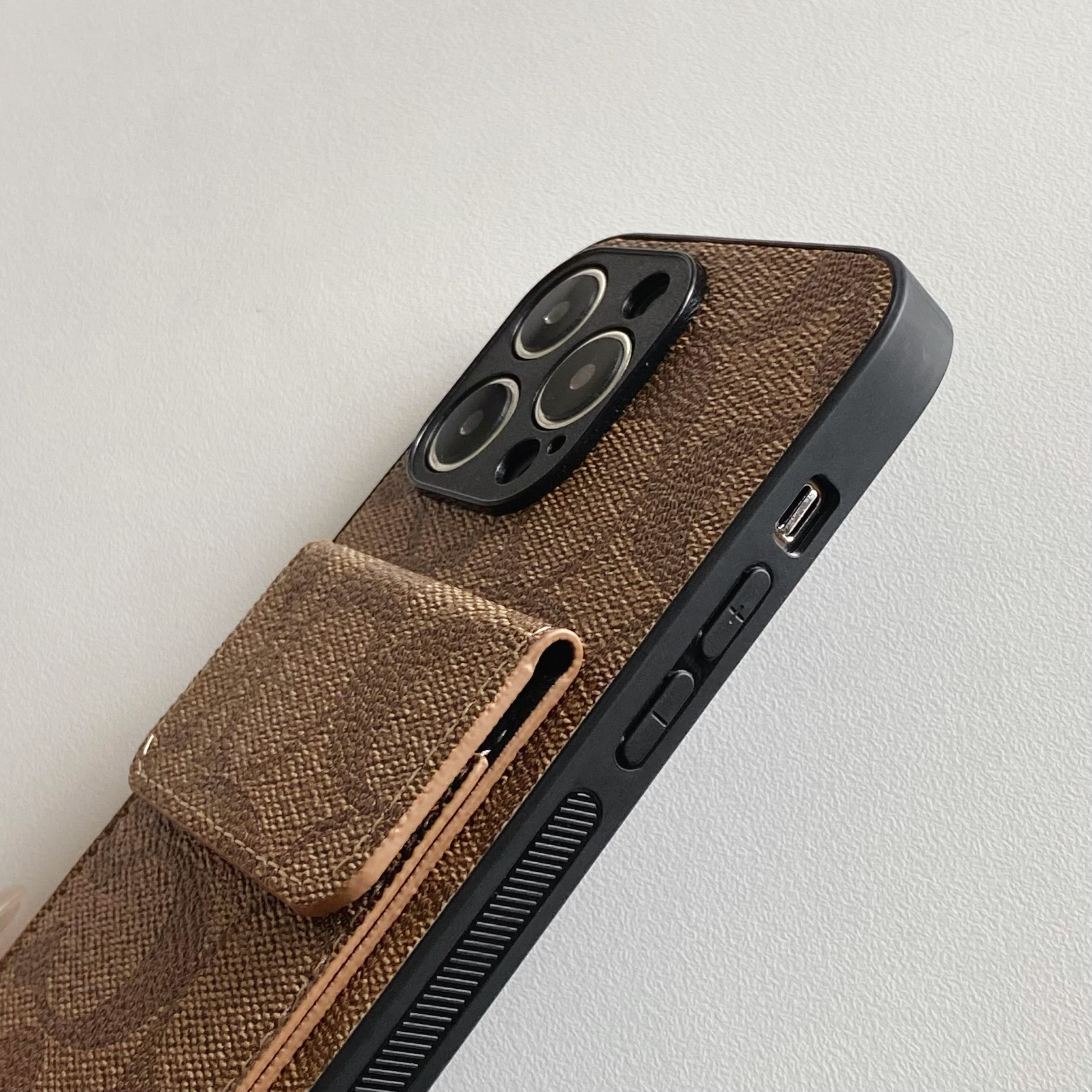 Coach iPhone Case With  Wallet Light Brown-HP240513 - Bestocase