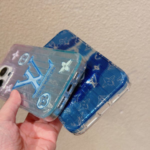 Lou Pink & Blue iPhone Case - Bestocase