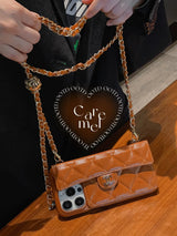 Luxury Wallet iPhone Case With Hand /Crossbody Chain mysite