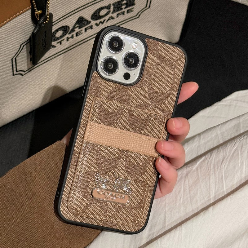 Coa Card Bag Leather iPhone Case - Bestocase