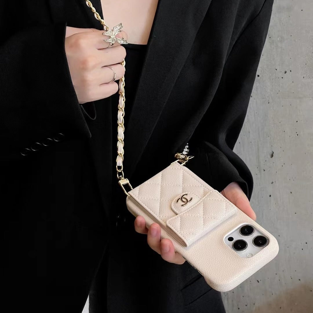 Funda para iPhone con cadena CC