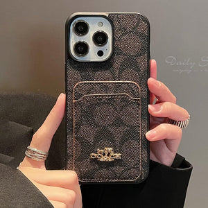 Coa Card Bag Leather iPhone Case - Bestocase