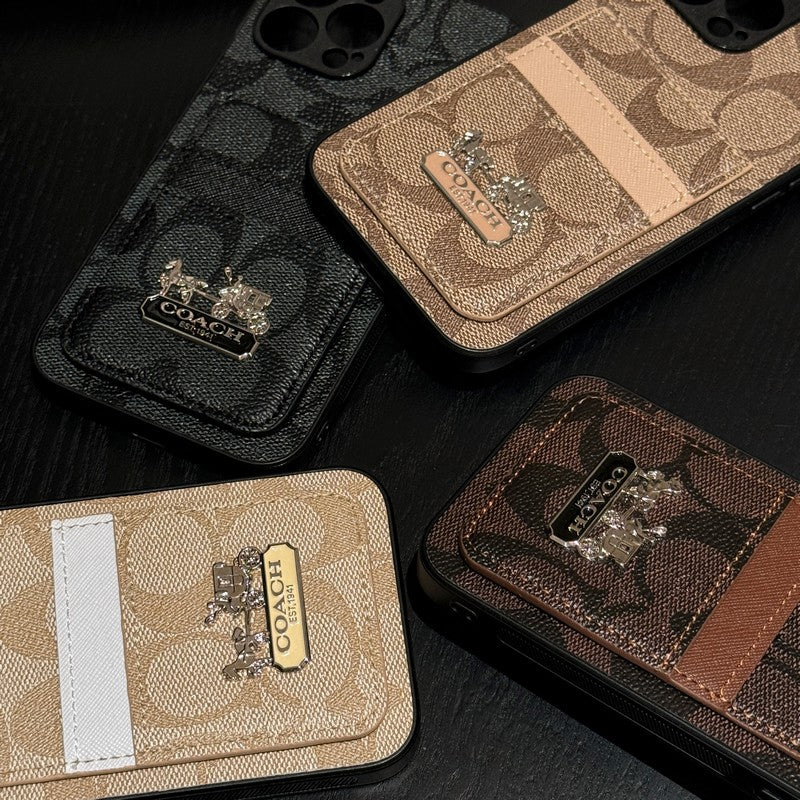 Coa Card Bag Leather iPhone Case - Bestocase