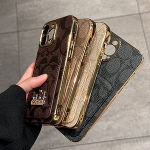 Coa Card Bag Leather iPhone Case - Bestocase