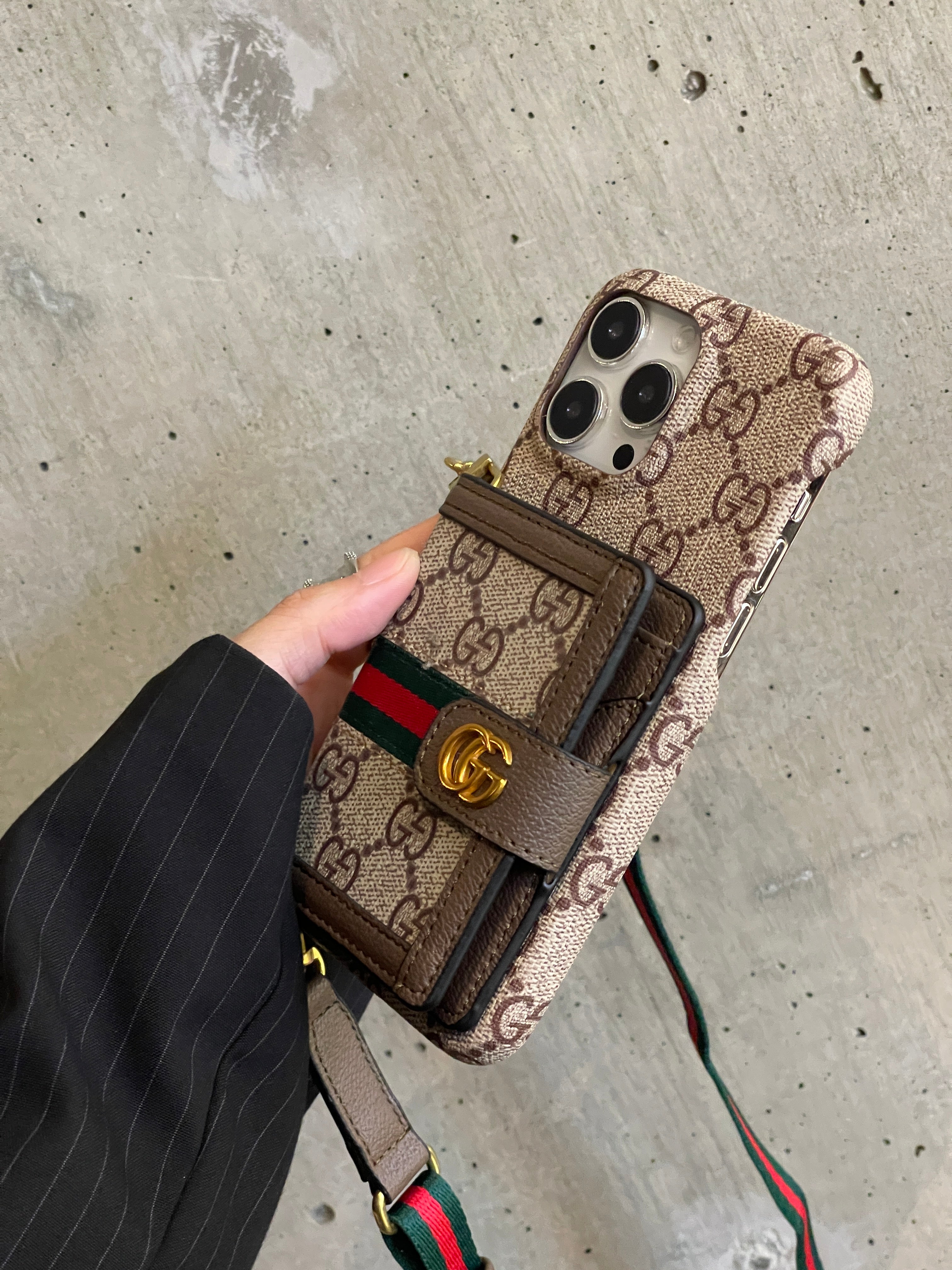 GG Card Bag iPhone Case - Bestocase