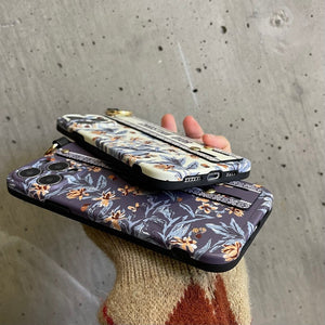 CD Purple & White Wristband iPhone Case - Bestocase