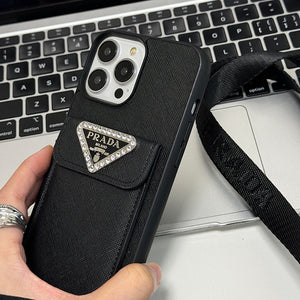 Pra Crossbody Leather iPhone Case - Bestocase