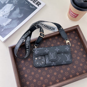 Lou Side Card Holder Crossbody iPhone Case - Bestocase