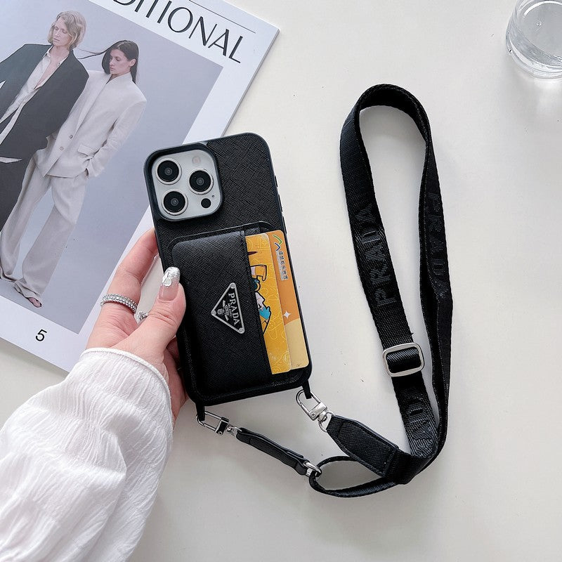 Pra Card Holder Crossbody iPhone Case - Bestocase