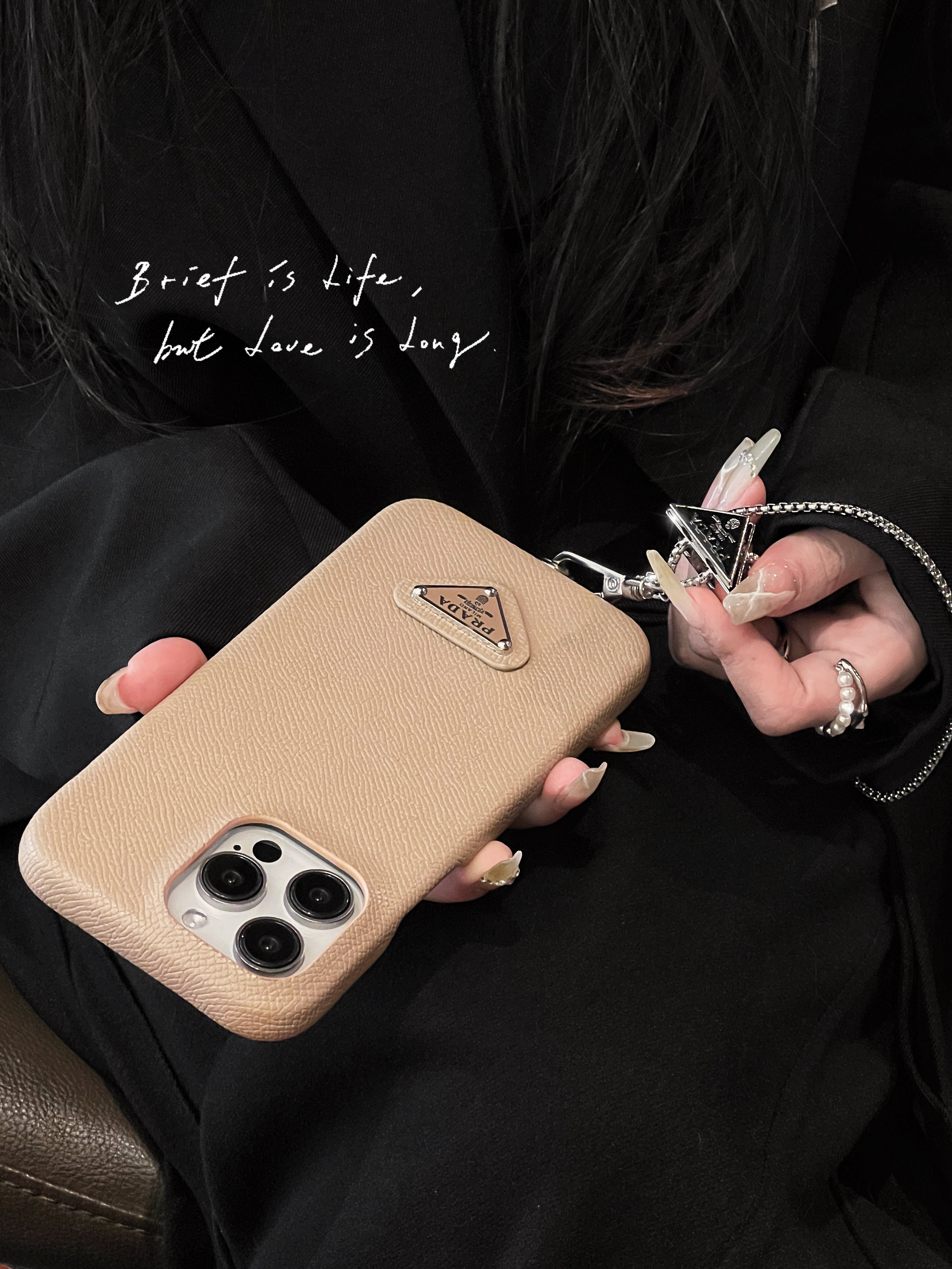 Pra Leather Crossbody iPhone Case - Bestocase