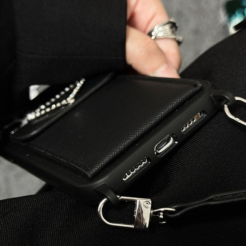 Pra Crossbody Leather iPhone Case - Bestocase
