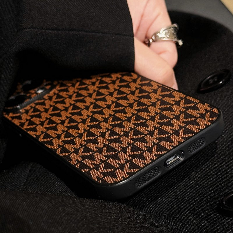 MK Leather iPhone Case - Bestocase