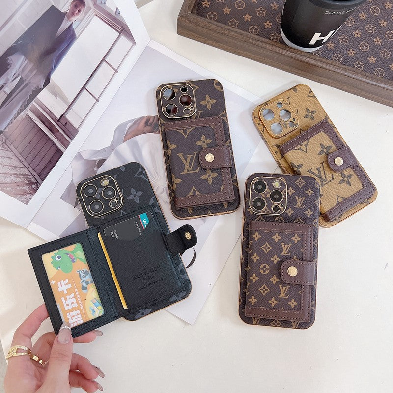 Lou Classic Color Card Bag iPhone Case - Bestocase