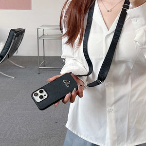 Pra Crossbody Leather iPhone Case - Bestocase