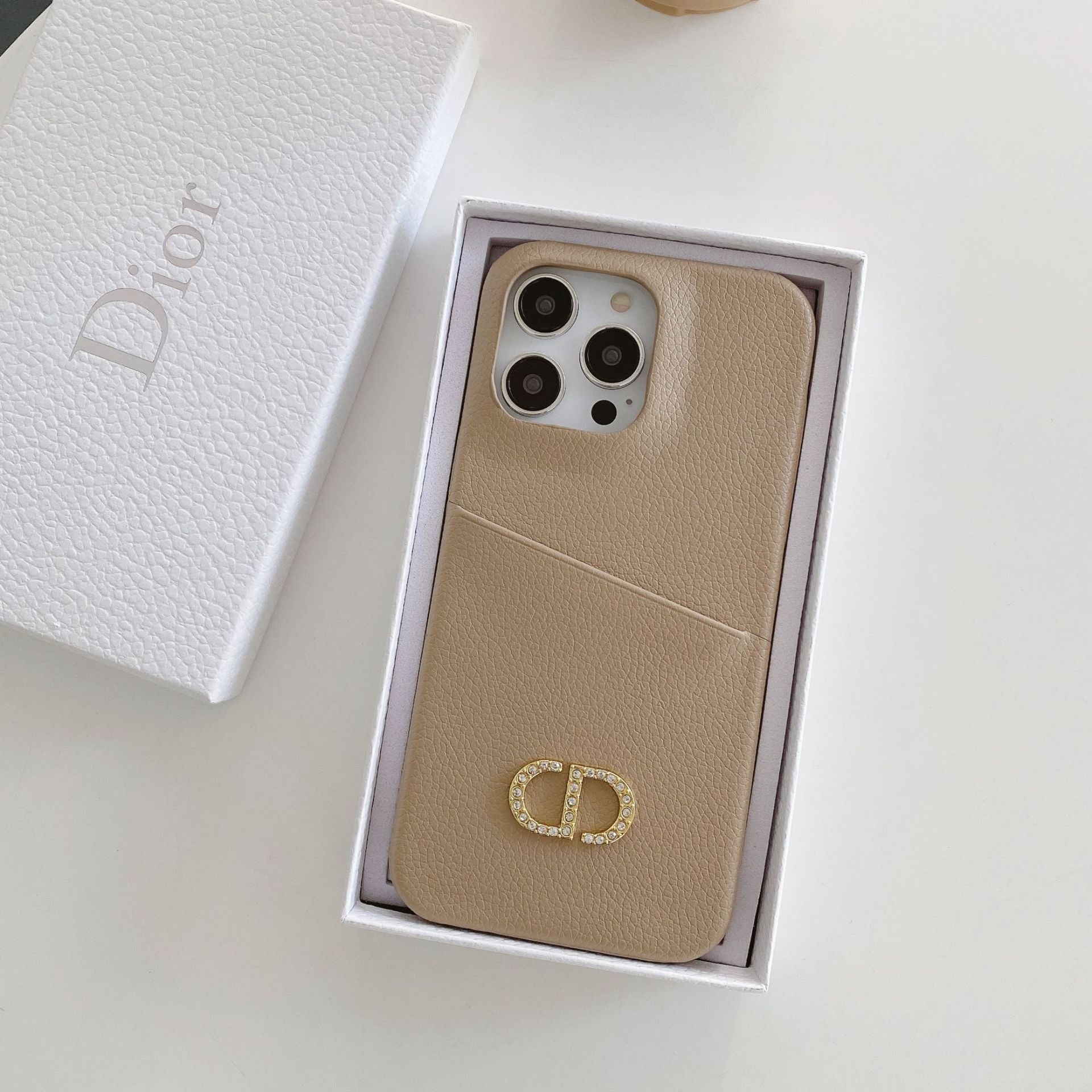 CD Leather iPhone Case - Bestocase