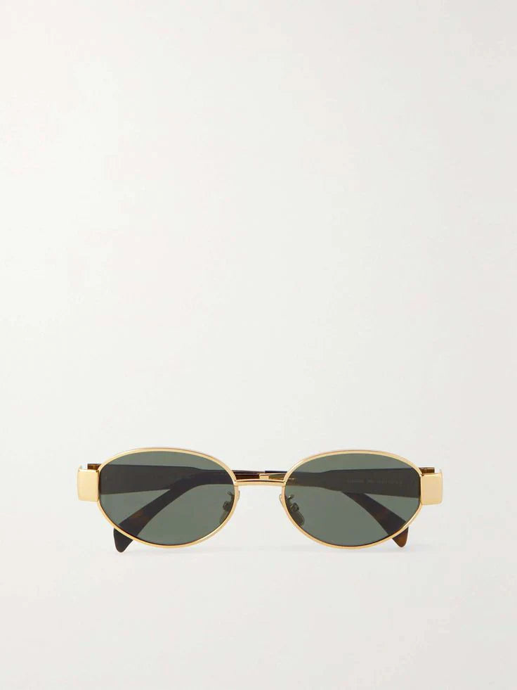 Oval-frametone METAL SUNGLASSES