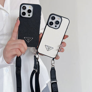 Pra Crossbody Leather iPhone Case - Bestocase