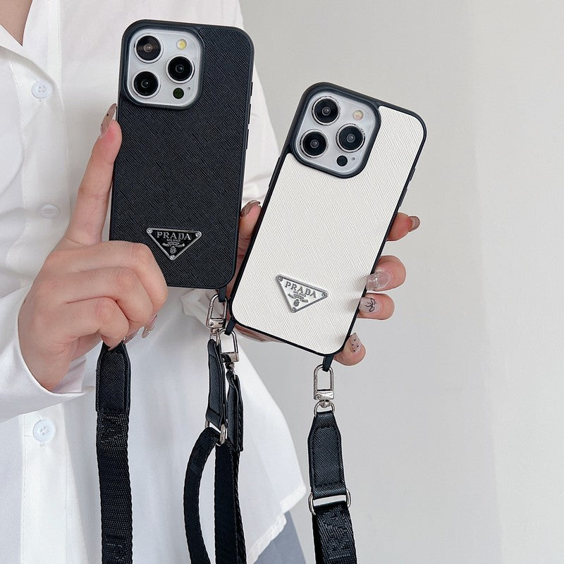 Pra Crossbody Leather iPhone Case - Bestocase