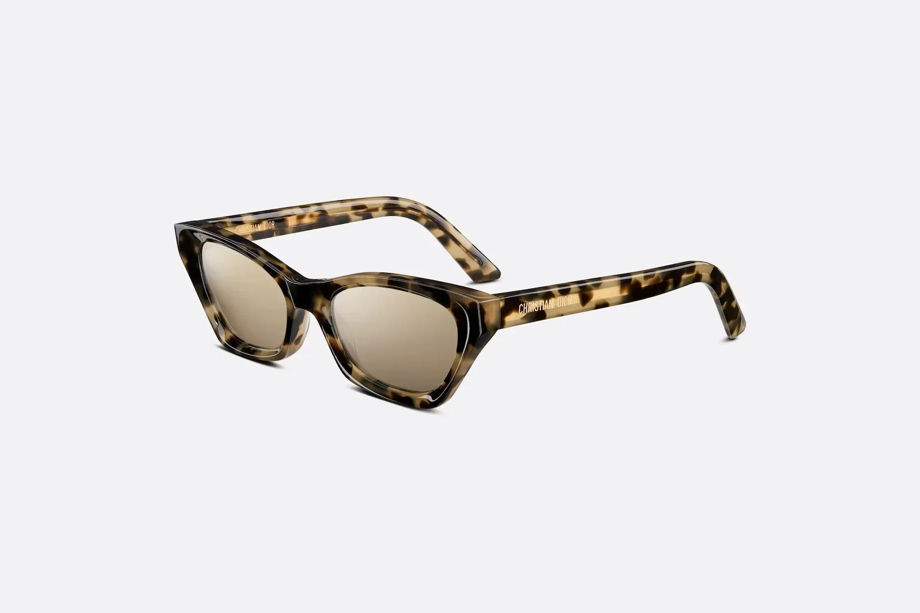 Beige Tortoiseshell-Effect Butterfly Sunglasses DMNGB1I mysite