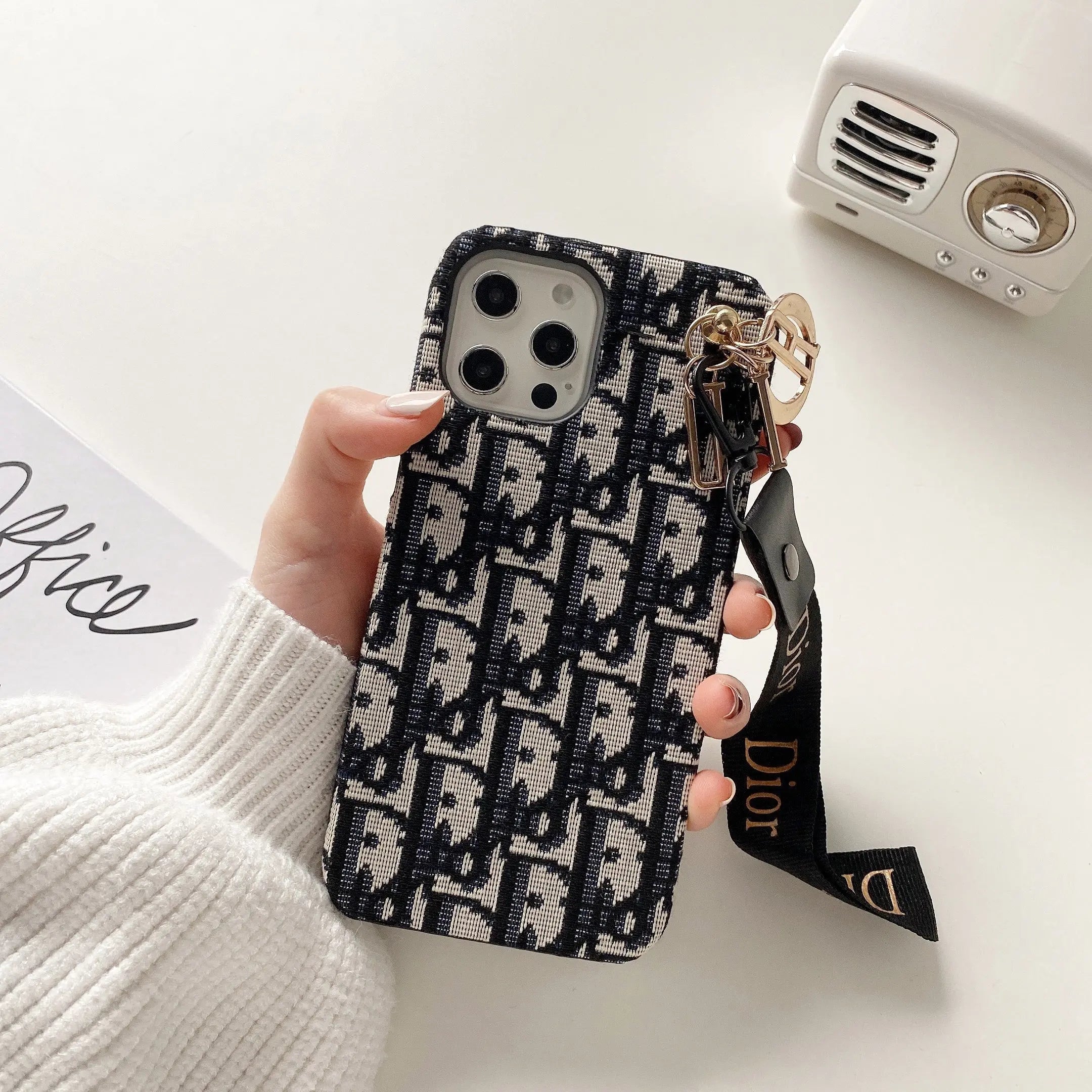 CD iPhone Case With Strap Black-GS240315 mysite