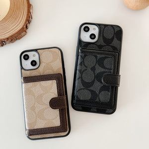 Coach iPhone Case With Wallet And Crossbody Strap White -XK240402 - Bestocase