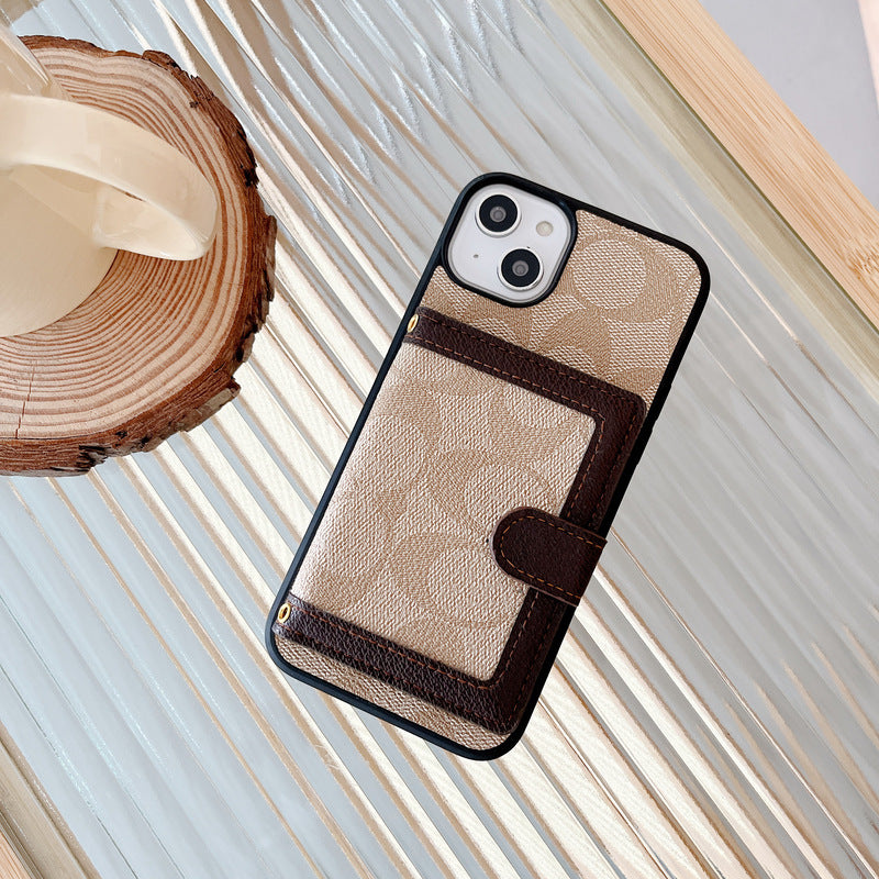 Coach iPhone Case With Wallet And Crossbody Strap White -XK240402 - Bestocase