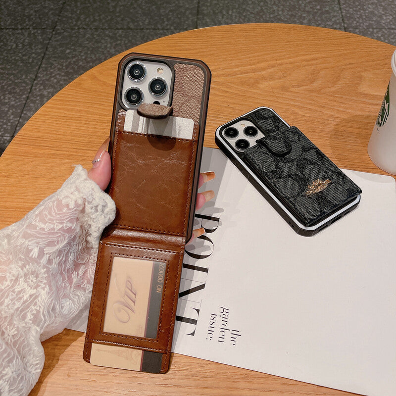 Coach iPhone Case With Wallet -LBK241416 - Bestocase