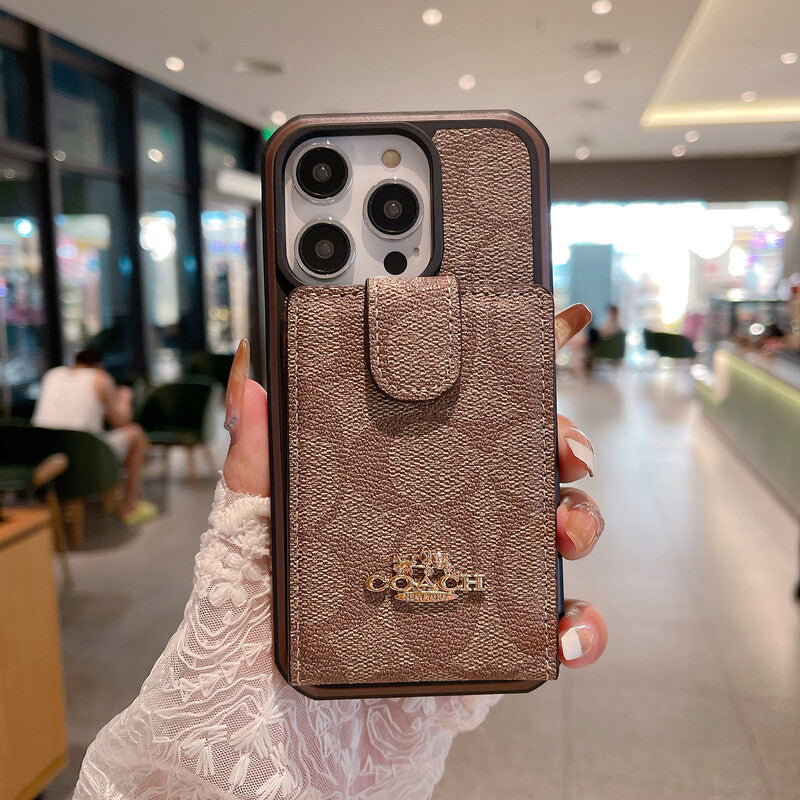 Coach iPhone Case With Wallet -LBK241416 - Bestocase