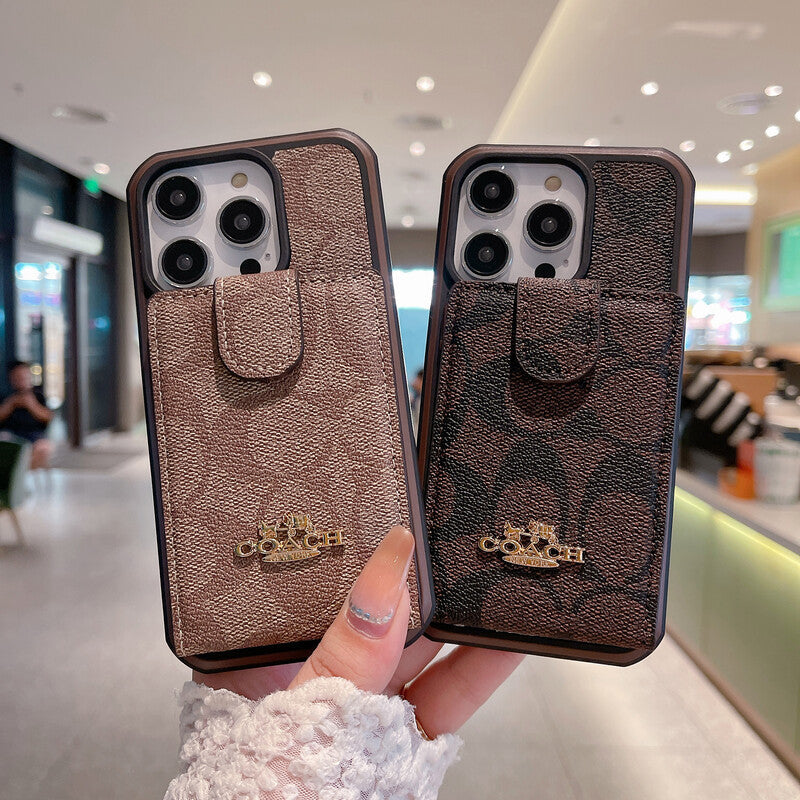 Coach iPhone Case With Wallet -LBK241416 - Bestocase