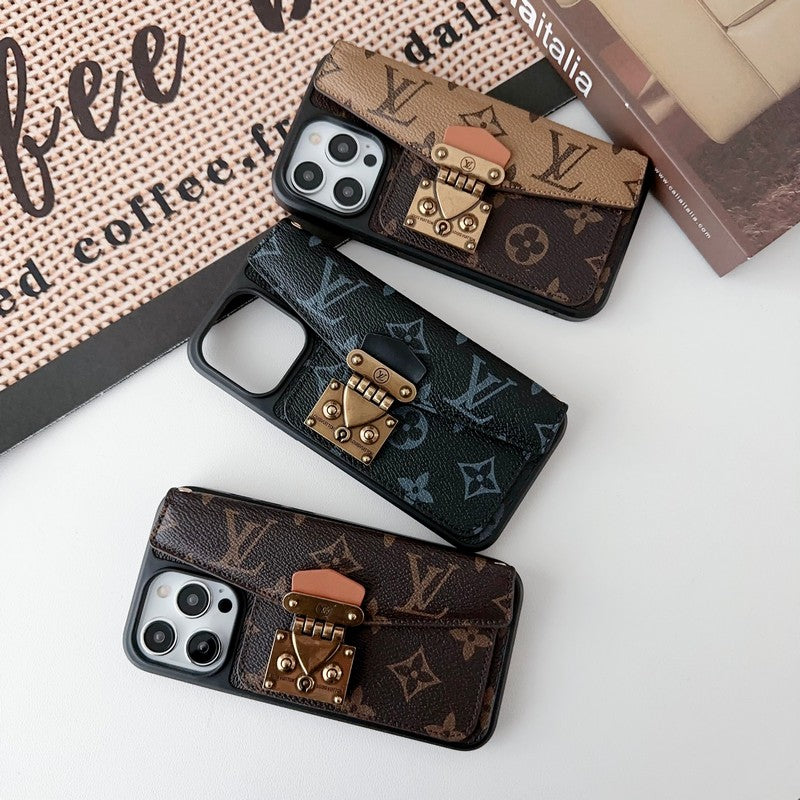 Lou Card Holder Chain iPhone Case - Bestocase