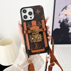 Lou Brown Crossbody Chain iPhone Case mysite