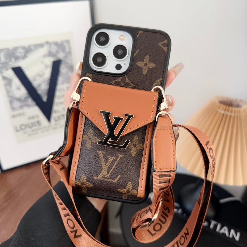 Lou Card Bag Five Color Chain iPhone Case mysite