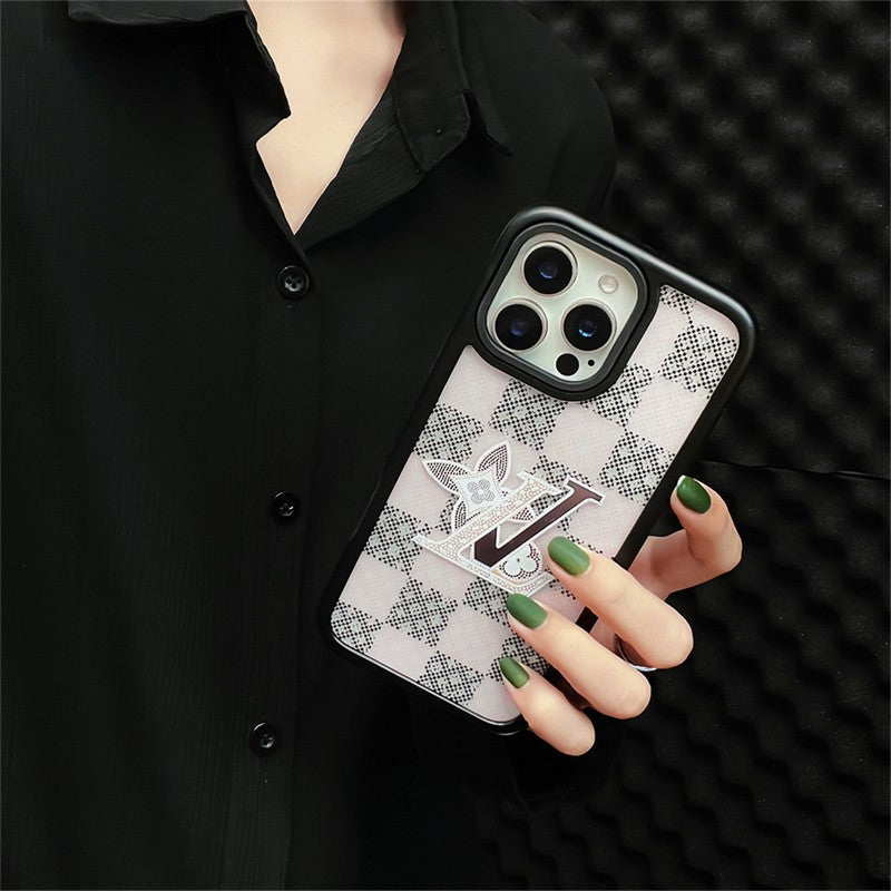 Lou Black Corner iPhone Case - Bestocase