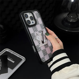 Lou Black Corner iPhone Case - Bestocase