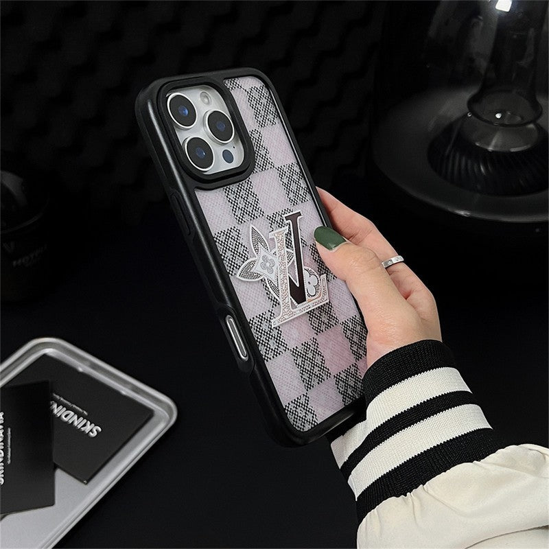 Lou Black Corner iPhone Case - Bestocase