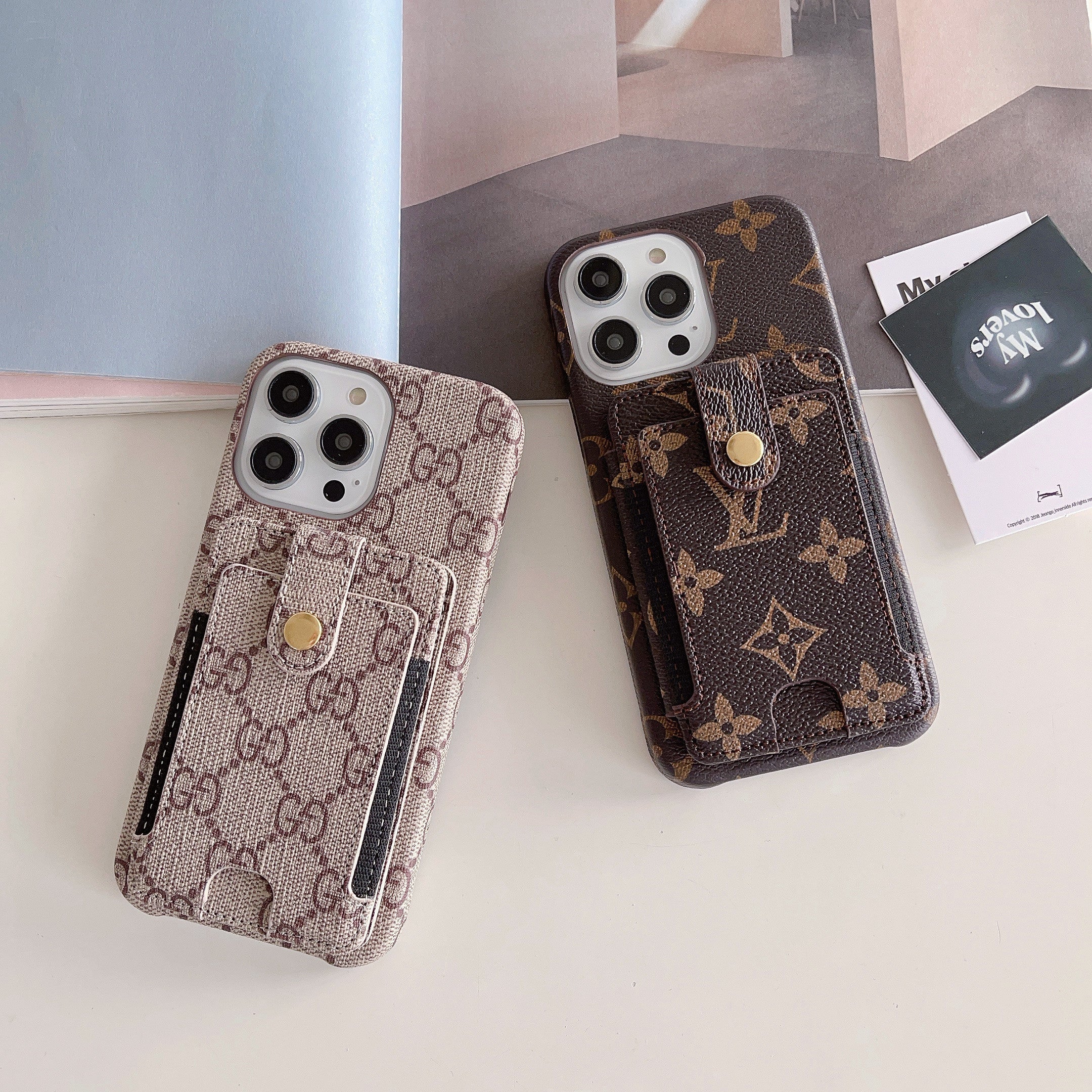 GG Card Holder iPhone Case - Bestocase