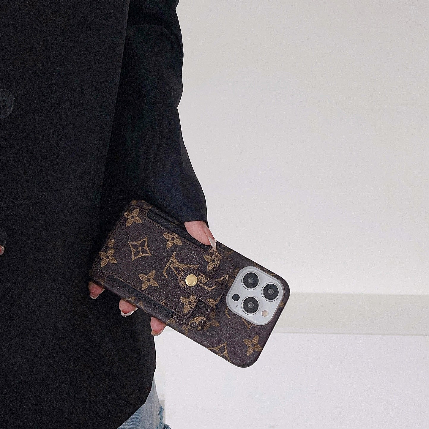 Lou Card Holder iPhone Case - Bestocase