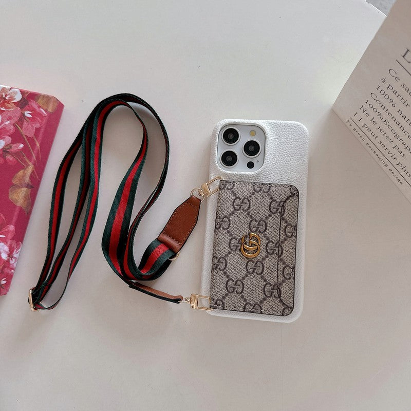 GG Card Bag Crossbody Classic iPhone Case mysite