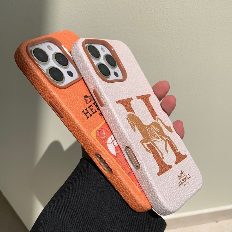 Herm Leather iPhone Case - Bestocase