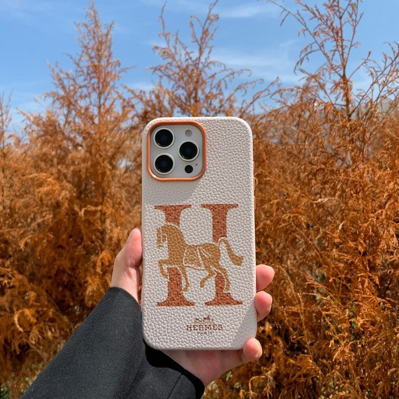 Herm Leather iPhone Case - Bestocase