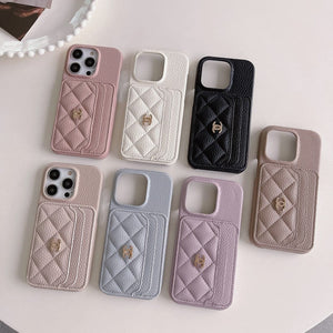CC Side Card Bag Color iPhone Case - Bestocase