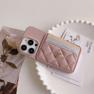CC Side Card Bag Color iPhone Case - Bestocase