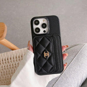 CC Side Card Bag Color iPhone Case - Bestocase